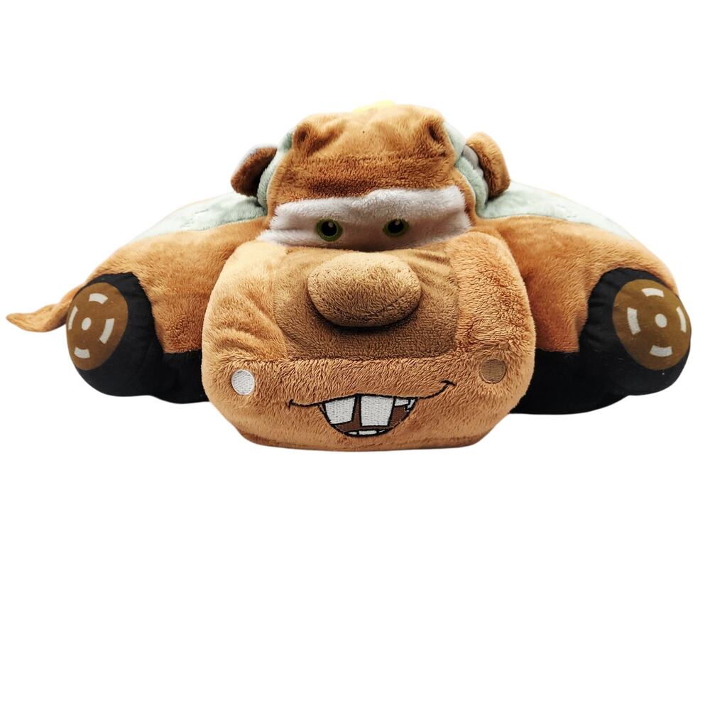 Pillow Pets Disney Pixar Cars Tow-Mater 17" Folding Stuffed Pillow Plush Toy